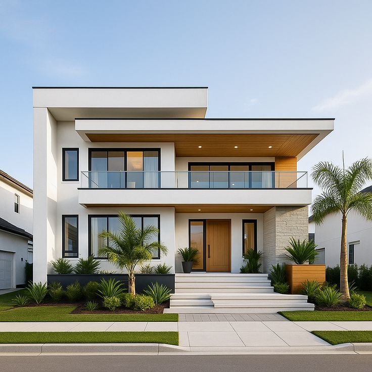 Modern house exterior